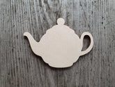MDF Stencil Tea pot cutout - 4 inch